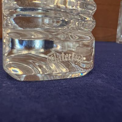 Vintage Waterford Crystal Bookends