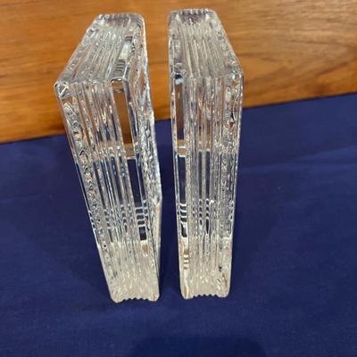 Vintage Waterford Crystal Bookends
