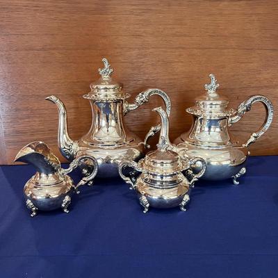 Sterling ALT-Heidelberg Silver Tea Set