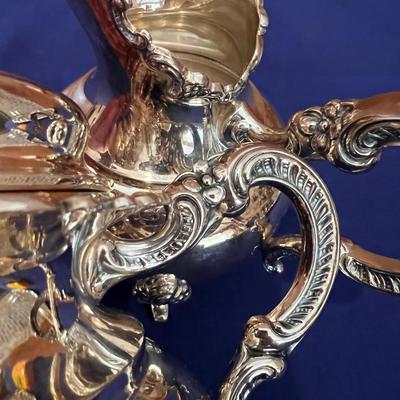 Sterling ALT-Heidelberg Silver Tea Set