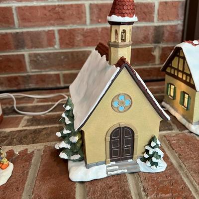 Big Lot of M.J. Hummel Goebel Holiday Houses, People, Figurines