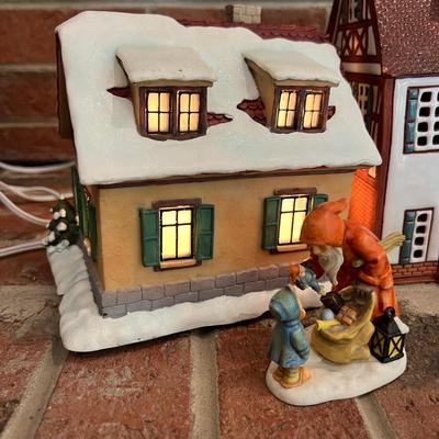 Big Lot of M.J. Hummel Goebel Holiday Houses, People, Figurines