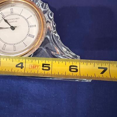 2 Waterford Crystal Table Clocks