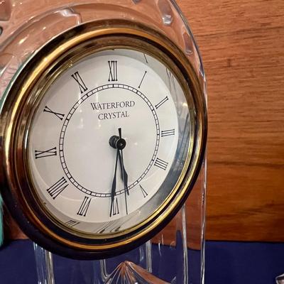 2 Waterford Crystal Table Clocks