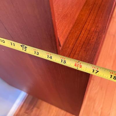 MCM Vintage Teak Credenza w. Elevated Hutch - 4 Pieces