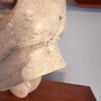 2 Vintage Carved Stone Sculptures