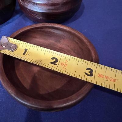 Vintage MCM Pottery, Olive Wood Decorative Lot - Williamsburg, German