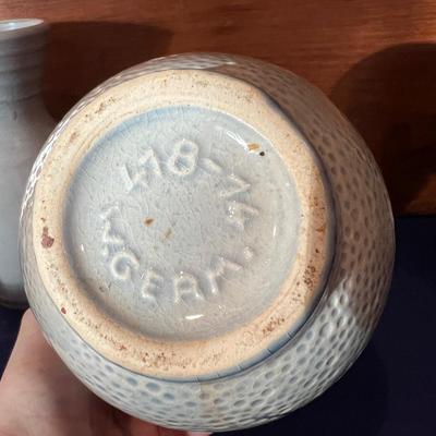 Vintage MCM Pottery, Olive Wood Decorative Lot - Williamsburg, German