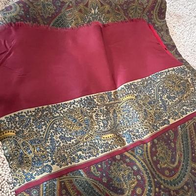 Lot of Designer Silk Scarves - Pendelton, Anne Klein, Oscar de la Renta