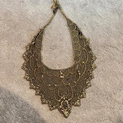2 Vintage Beaded Sequin Shawl Wraps