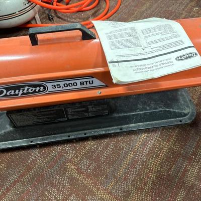 Dayton 35000 BTU kerosene heater