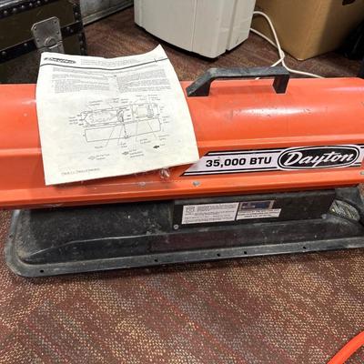 Dayton 35000 BTU kerosene heater