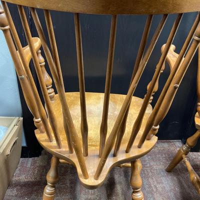4 Ethan Allen Fiddle back chairs