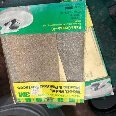 Saw, knife, laser edge, locks and sand paper