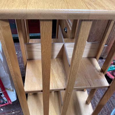 Rotating turn wood storage