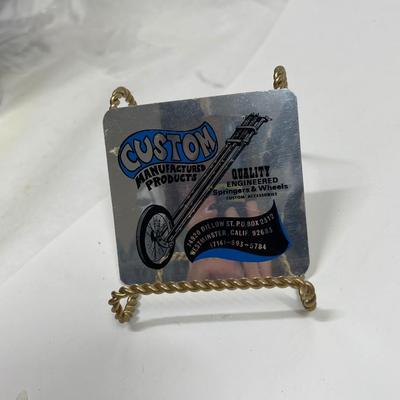 Vintage Automotive Equipment Sticker - Custom Manufactured Products