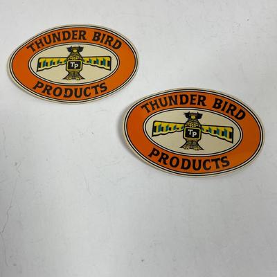 Vintage Automotive Equipment Sticker - TP Thunderbird Products