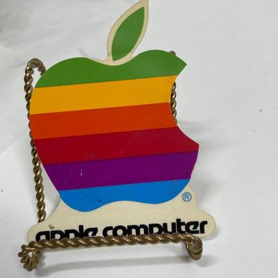 Vintage Apple Computer Stickers - Rainbow Colored