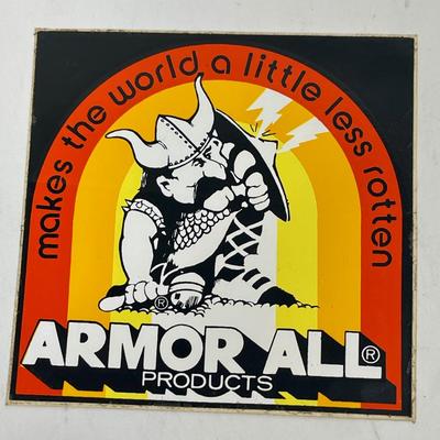 Vintage Automotive Equipment Sticker - Armor All Products