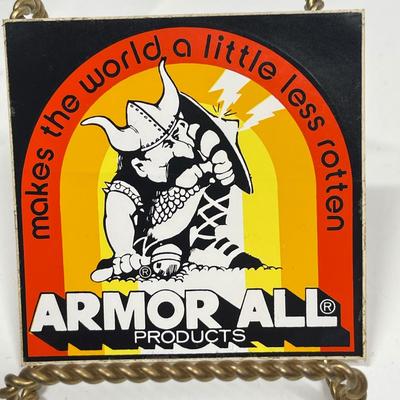 Vintage Automotive Equipment Sticker - Armor All Products