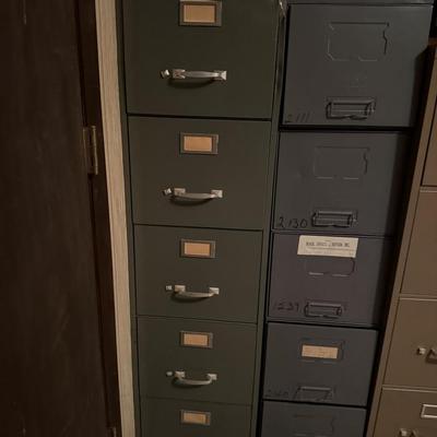 2 file cabinets