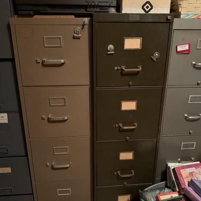 2 file cabinets