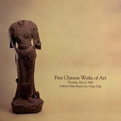 Fine Chinese Works Of Art Sotheby’s Auction Catalog May 8, 1980