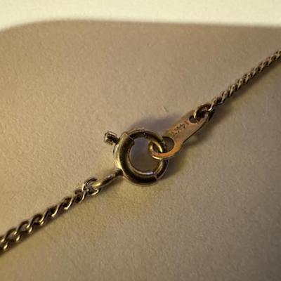 18kt Gold Heart pendant and 14kt chain