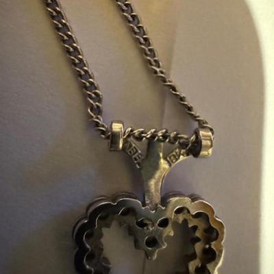 18kt Gold Heart pendant and 14kt chain