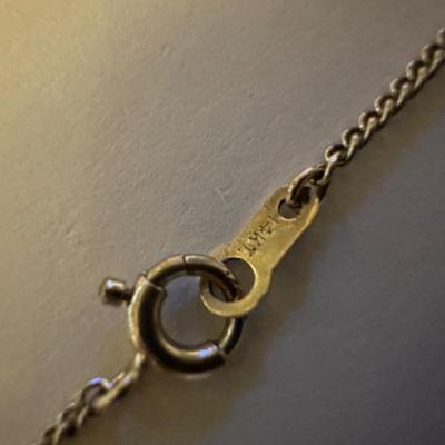 18kt Gold Heart pendant and 14kt chain