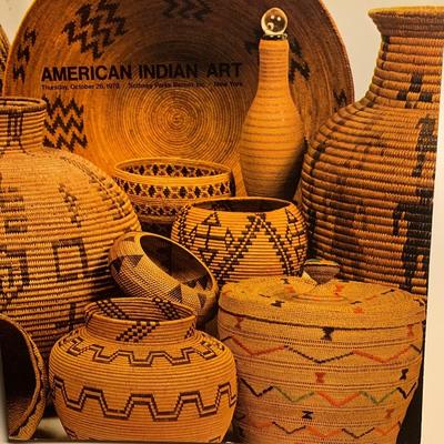 American Indian Art Baskets Clothing Textiles Dolls + Sotheby’s Oct. 26, 1978