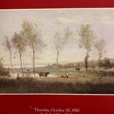 19th Century European Paintings Sotheby’s Auction Catalog Oct. 30, 1980 Illustrated