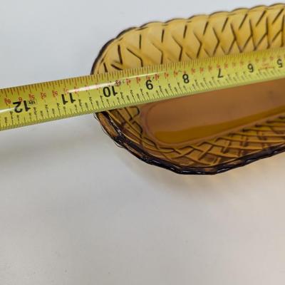 Amber Glass Dishes