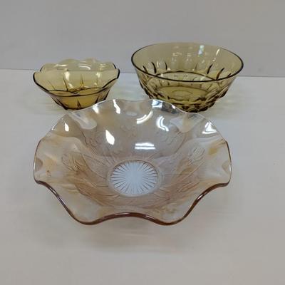 Vintage Carnival Glass Bowls
