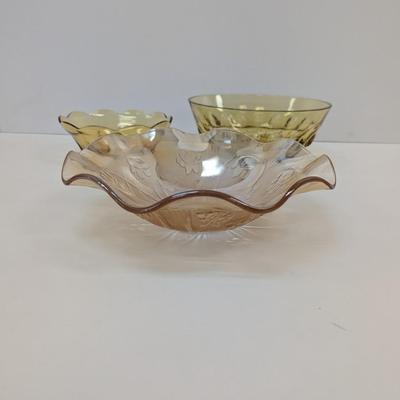Vintage Carnival Glass Bowls