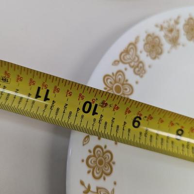 22 Pieces Of Vintage Corelle Corning Ware Butterfly Gold