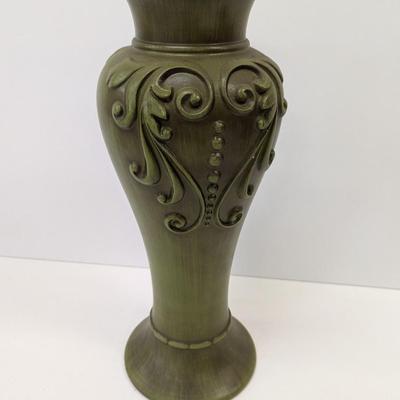 Haeger Pottery Green Vase Signed USA