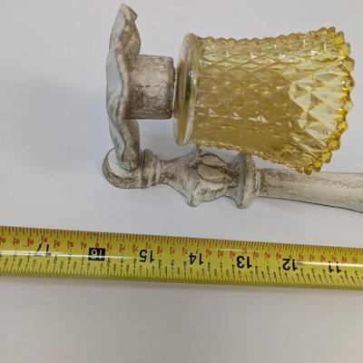 Metal Hoda Vintage Candle Holders & Shelf