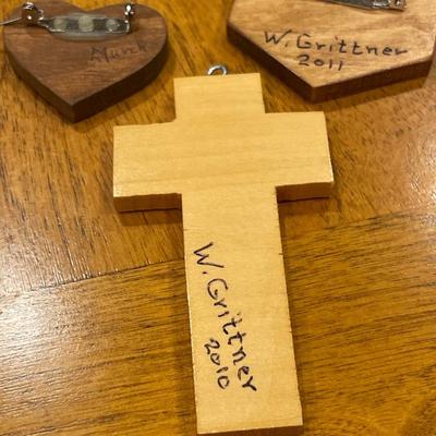 Signed Wood jewelry