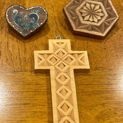 Signed Wood jewelry
