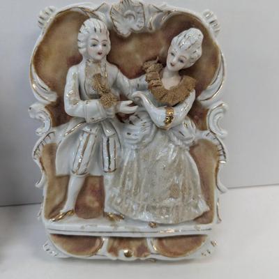 Vintage Sonsco Relief Porcelain Wall Decor