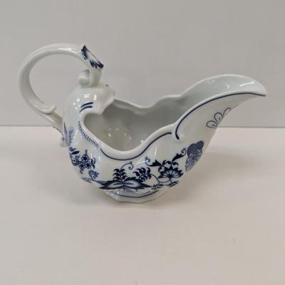 Vintage Blue Danube Gravy Boat Blue Onion Pattern