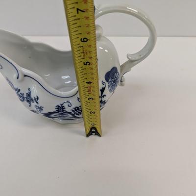 Vintage Blue Danube Gravy Boat Blue Onion Pattern