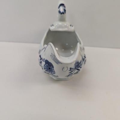 Vintage Blue Danube Gravy Boat Blue Onion Pattern