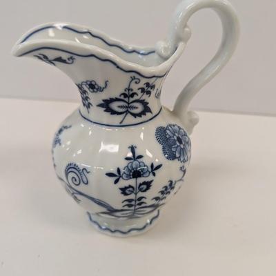 Vintage Blue Danube Pitcher Blue Onion Pattern