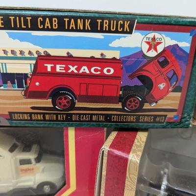 Texaco Locking Bank 1:64 Truck 1:34 1932 Panel Truck Bank 1/25