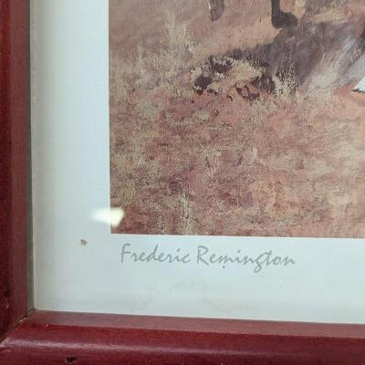Remington Print If Skulls Could Speak Indian Horse Approx 10" x 12"