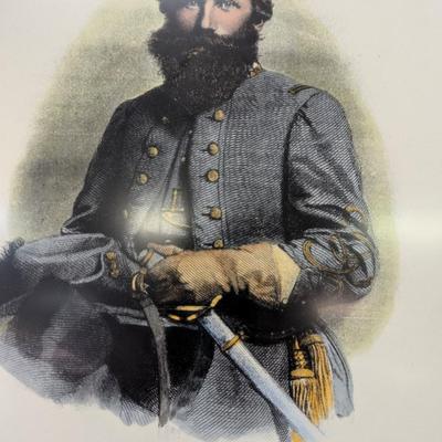 J. E. B. Stuart "Yours To Count On" Portrait Approx 18" x 33 2/4"