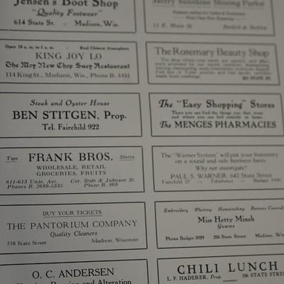 THE LIBERTY BADGER YEARBOOK 1919 1920 DEDICATION OF WISCONSIN HEROS /HISTORICAL