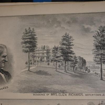 ANTIQUE ILLUSTRATED HISTORICAL ATLAS WISCONSIN 1878 MAPS, ENGRAVINGS, HISTORY